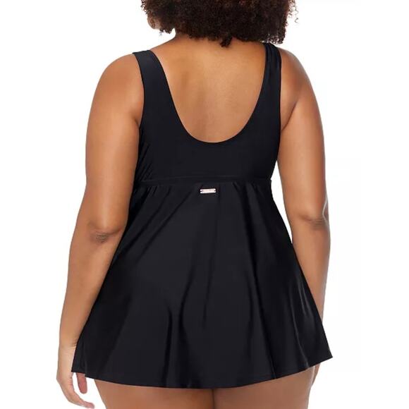 Raisins Curve Black Lucia Swimdress One Piece Swim Dress 22W NWT - Picture 2 of 5